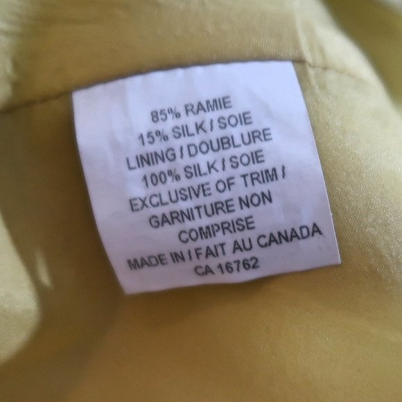 Lida Baday Yellow Belted Pleated Midi Dress 2 - Picture 8 of 12